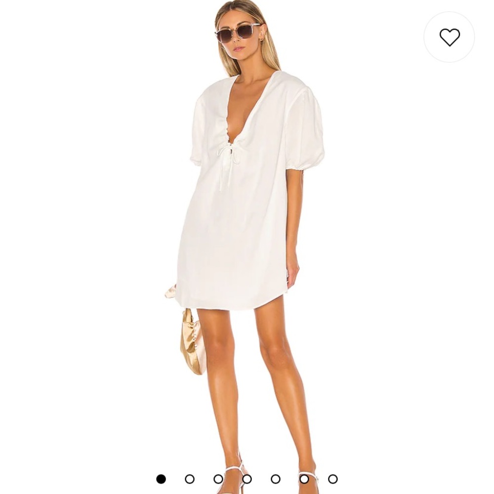 NWT L’Academie The Amaya Mini Dress in White